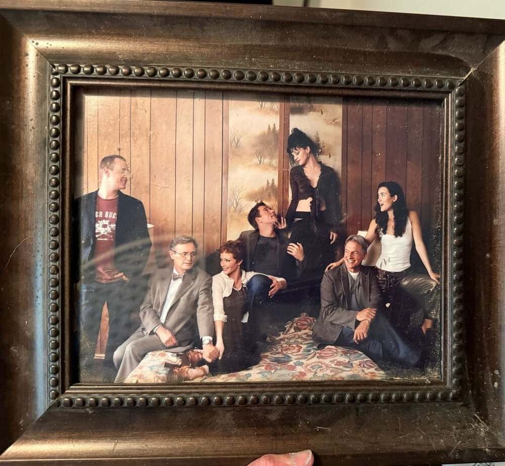 NCIS Cast Framed Autographed Photo Print Featuring Mark Harmon and Crew